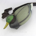 Porte-oiseau en toile et cuir Canne, chasse, canard, faisan, sangle de transport, support